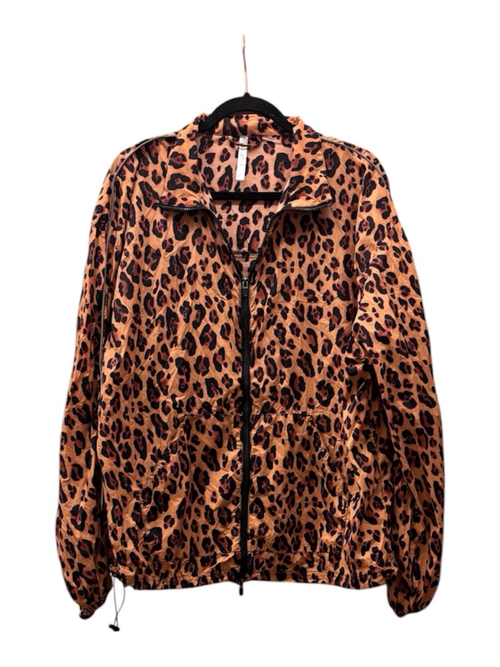 Fabletics Leopard Print Bomber Jacket - Brown/Black